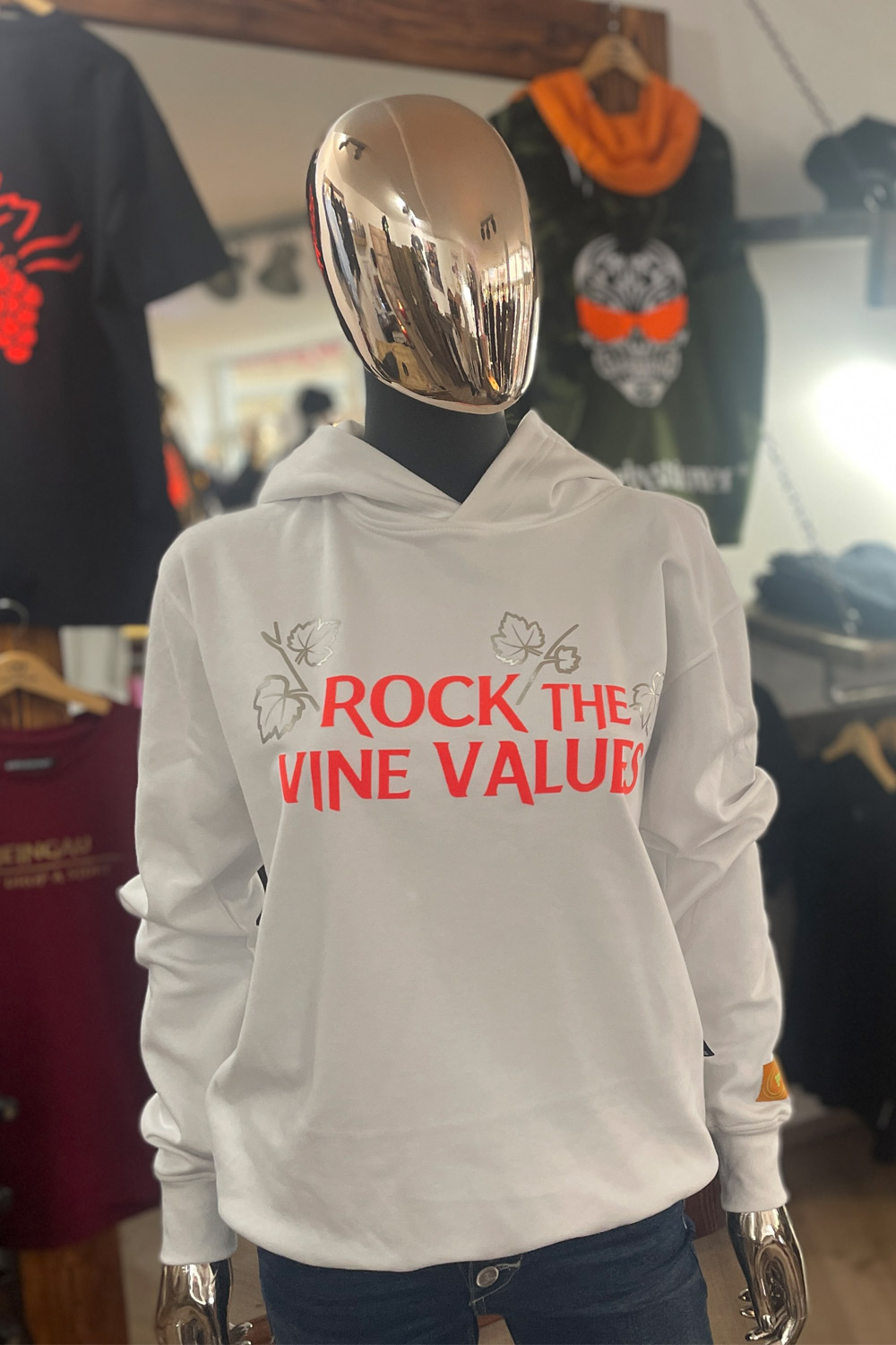 Hoodie Rock the Vine values