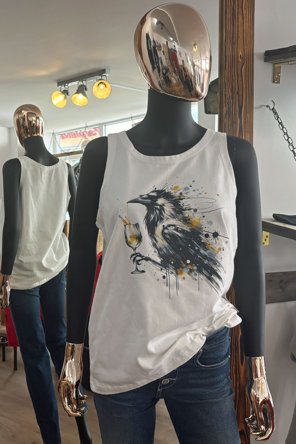 Trägershirt Wine Crow