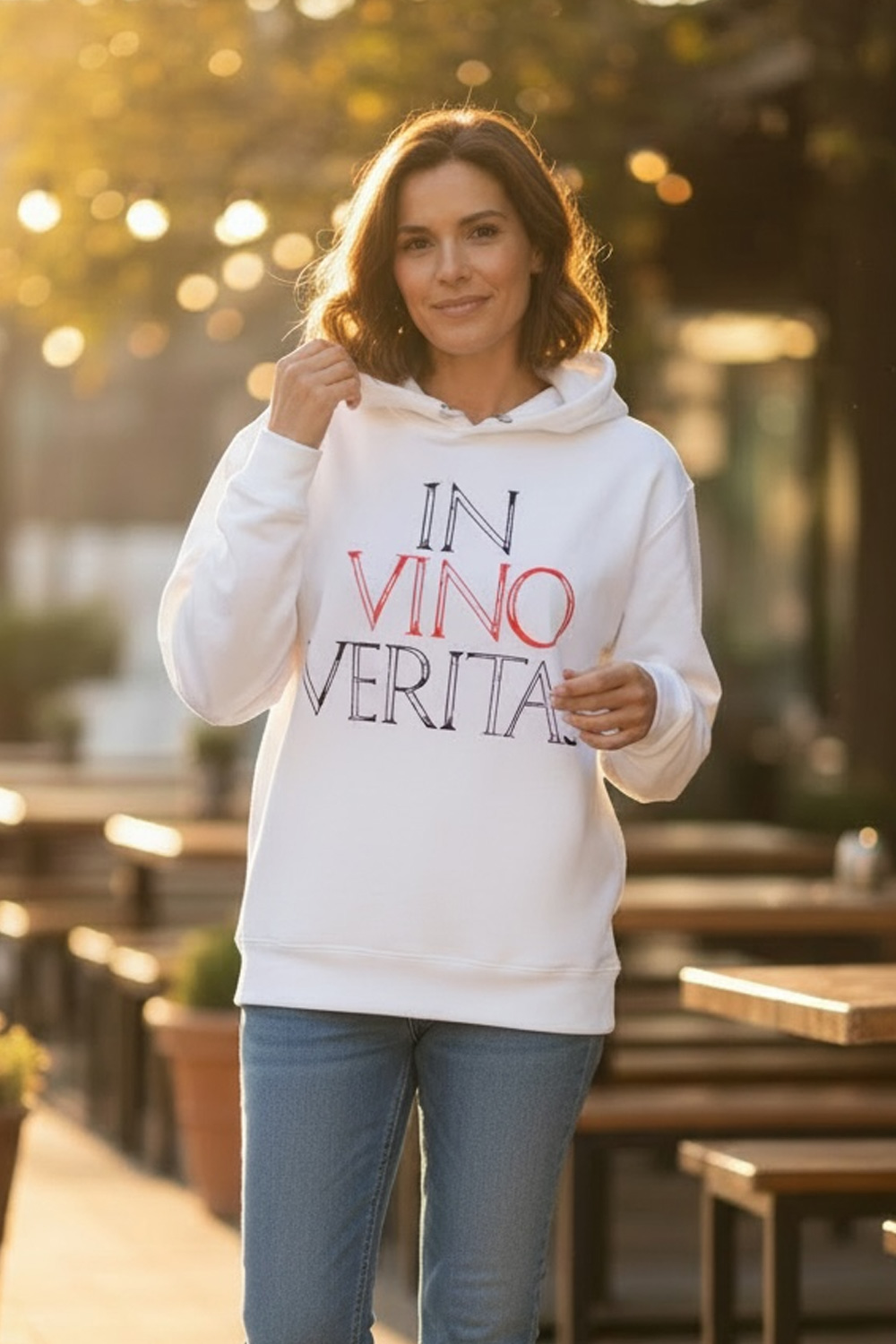 Hoodie IN VINO VERITAS