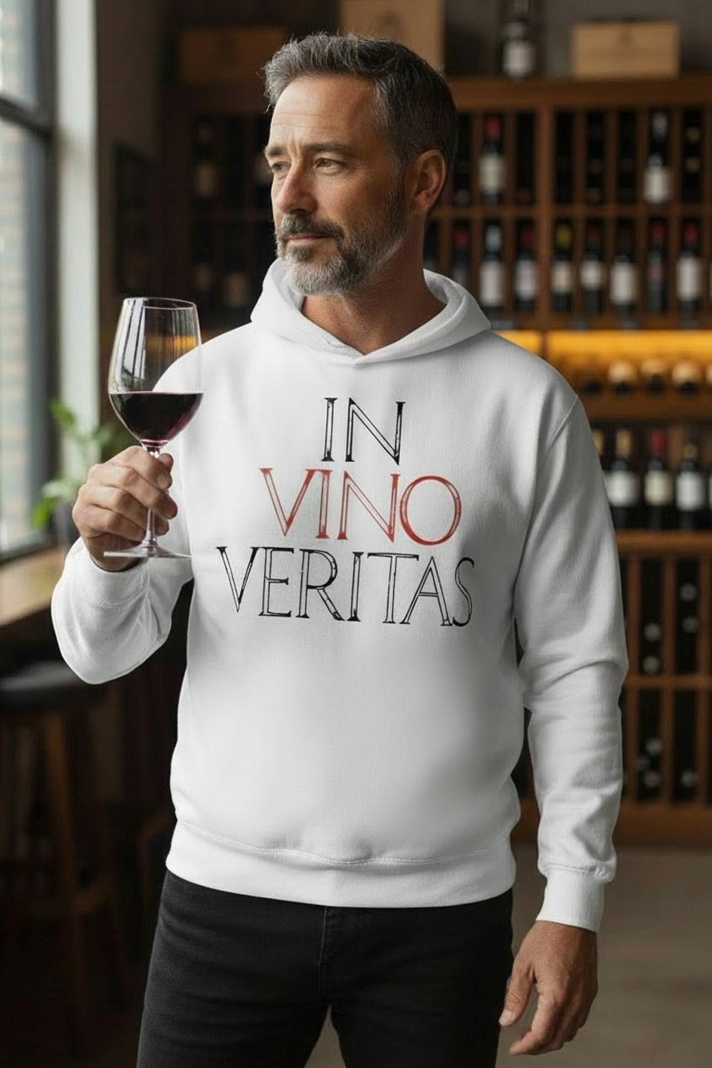 Hoodie IN VINO VERITAS