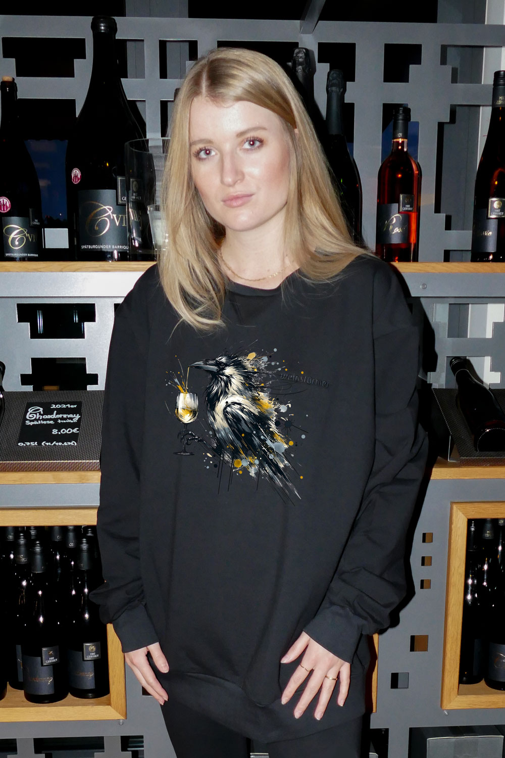 Pullover Wine Crow