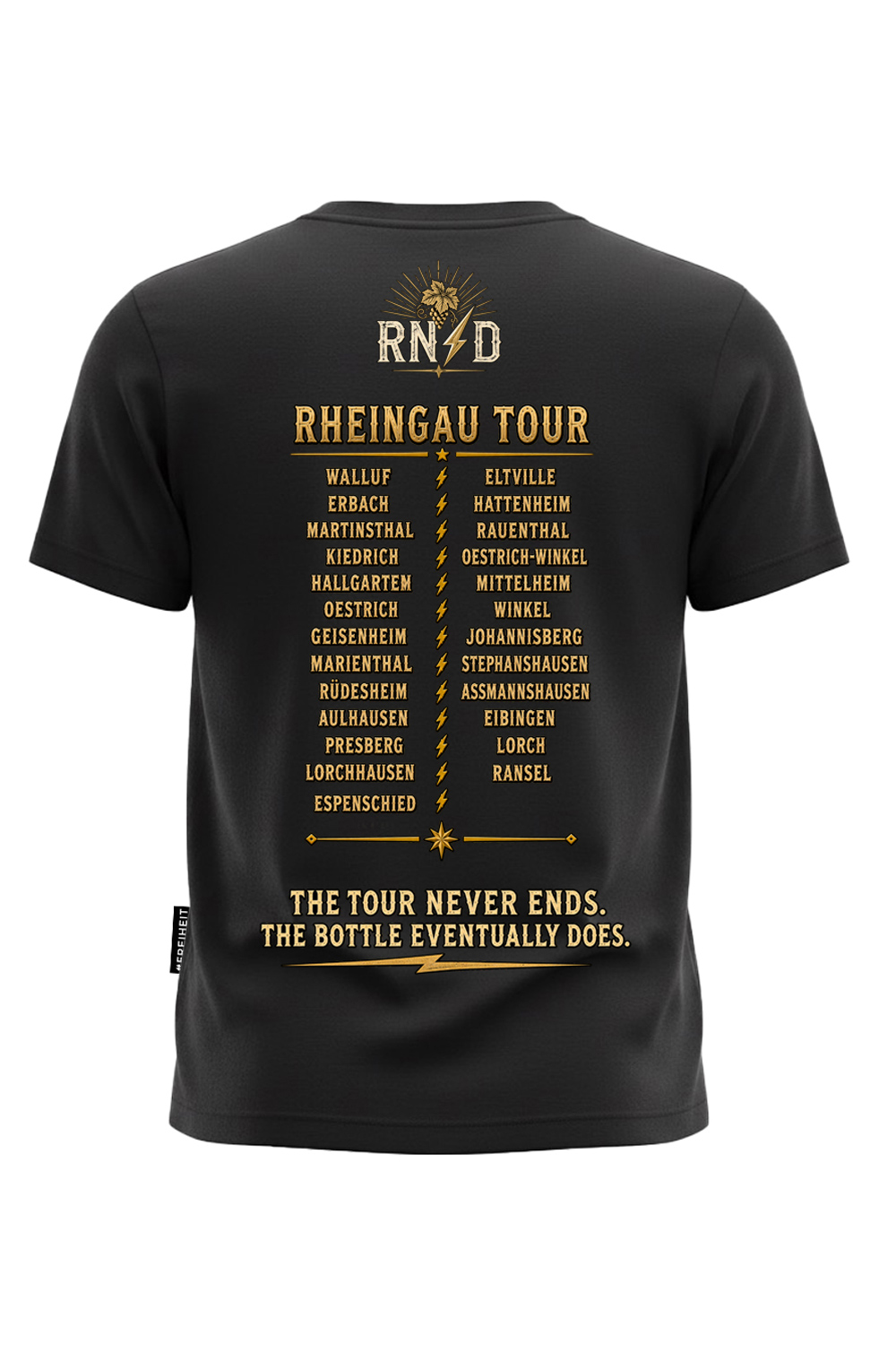 T-Shirt Riesling Never Dies