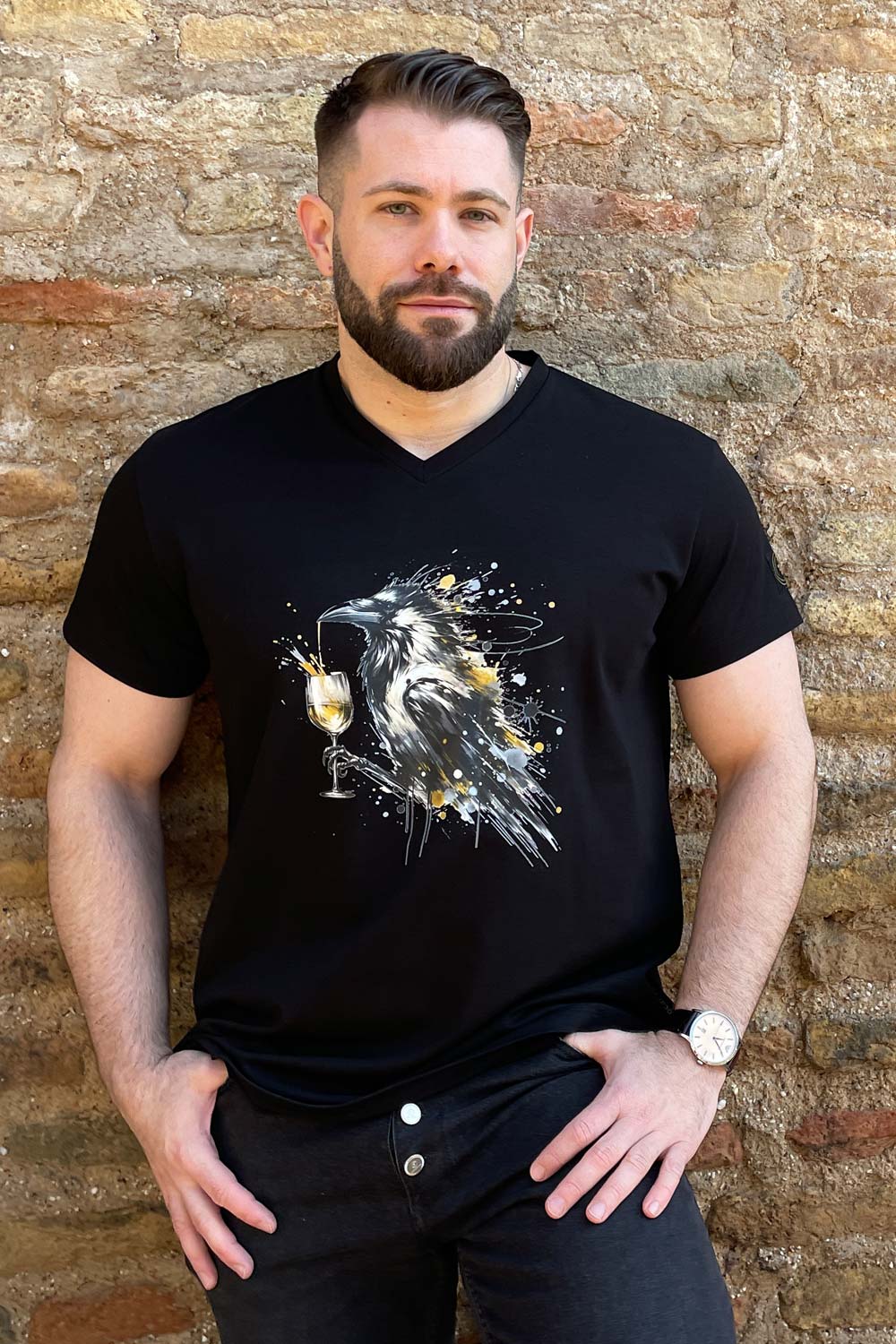 T-Shirt Krähe