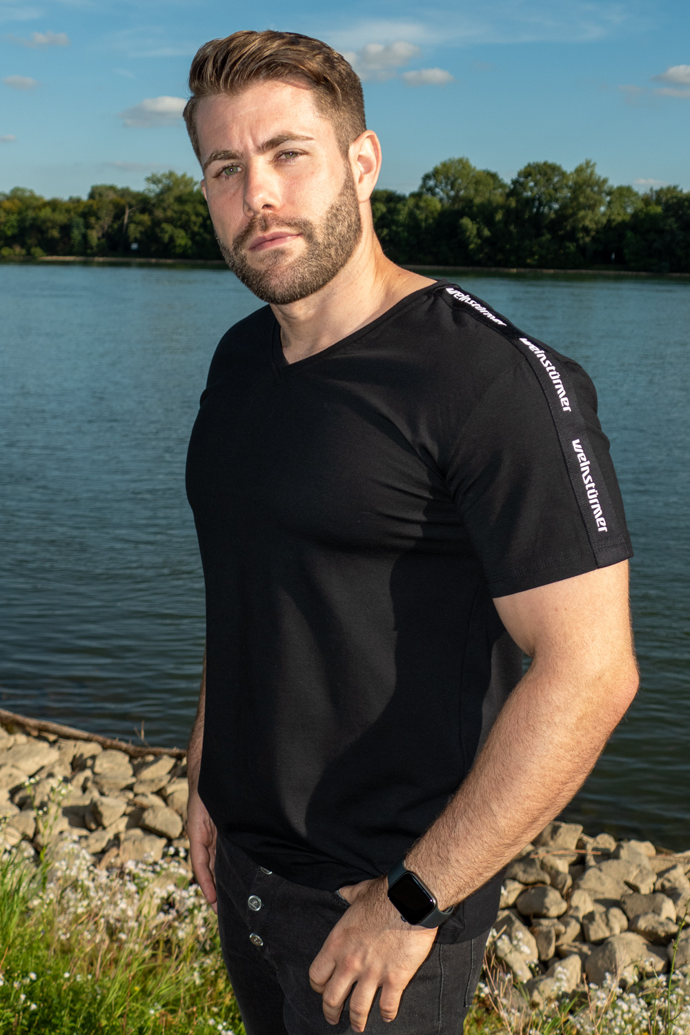 T-Shirt weinstürmer black