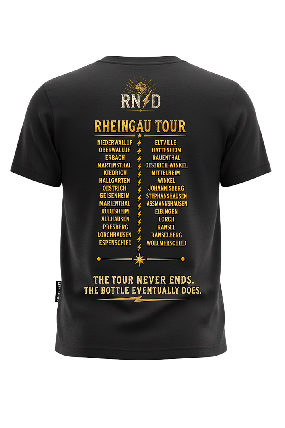 T-Shirt Riesling Never Dies