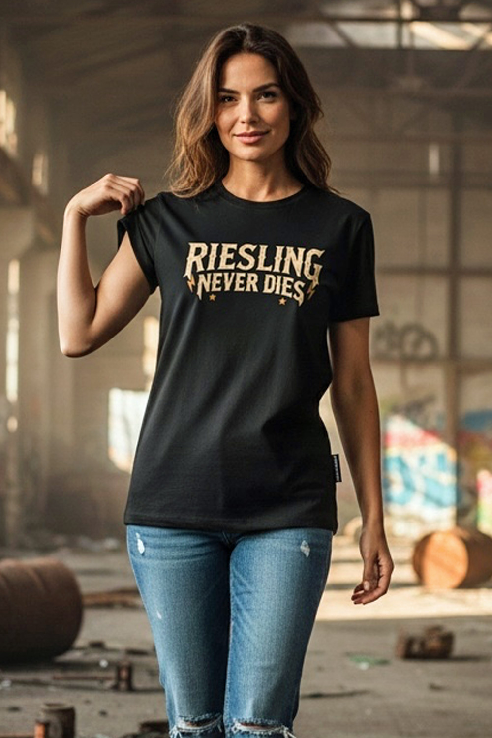 T-Shirt Riesling Never Dies