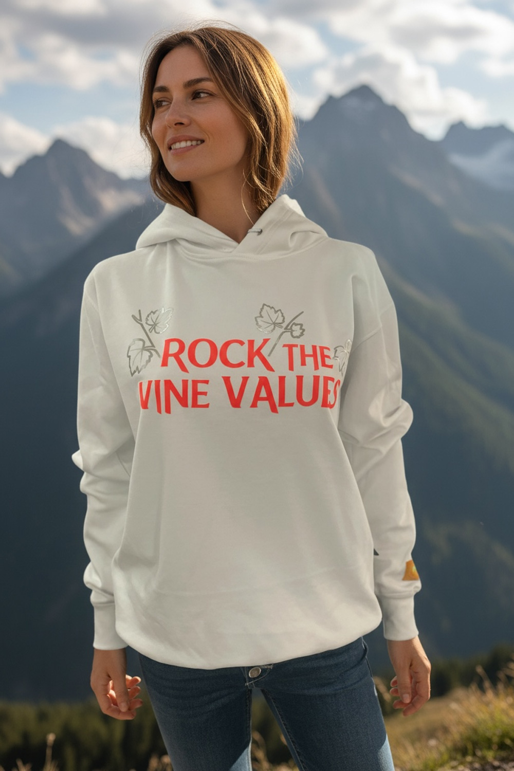 Hoodie Rock the Vine values
