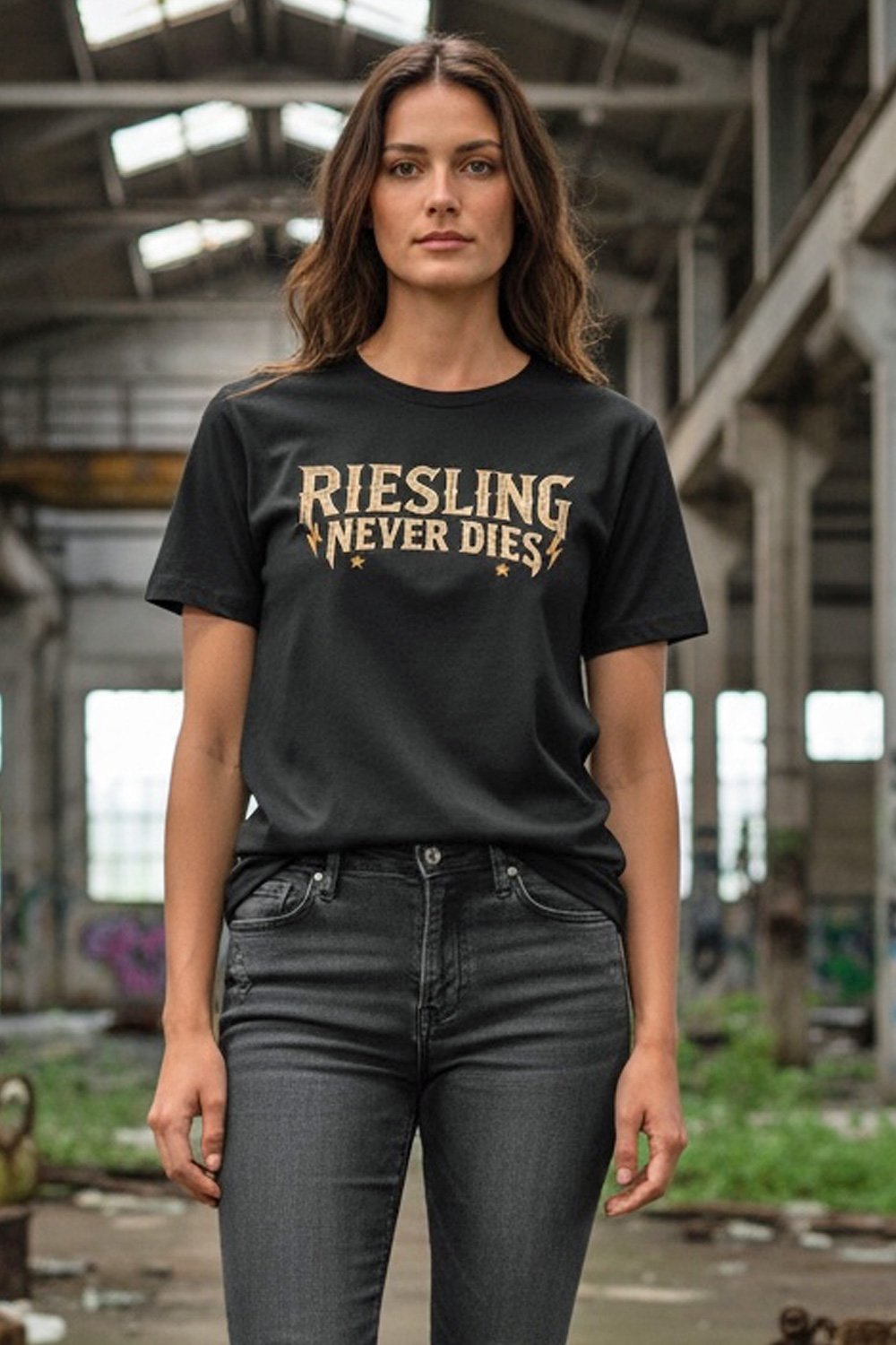 T-Shirt Riesling Never Dies