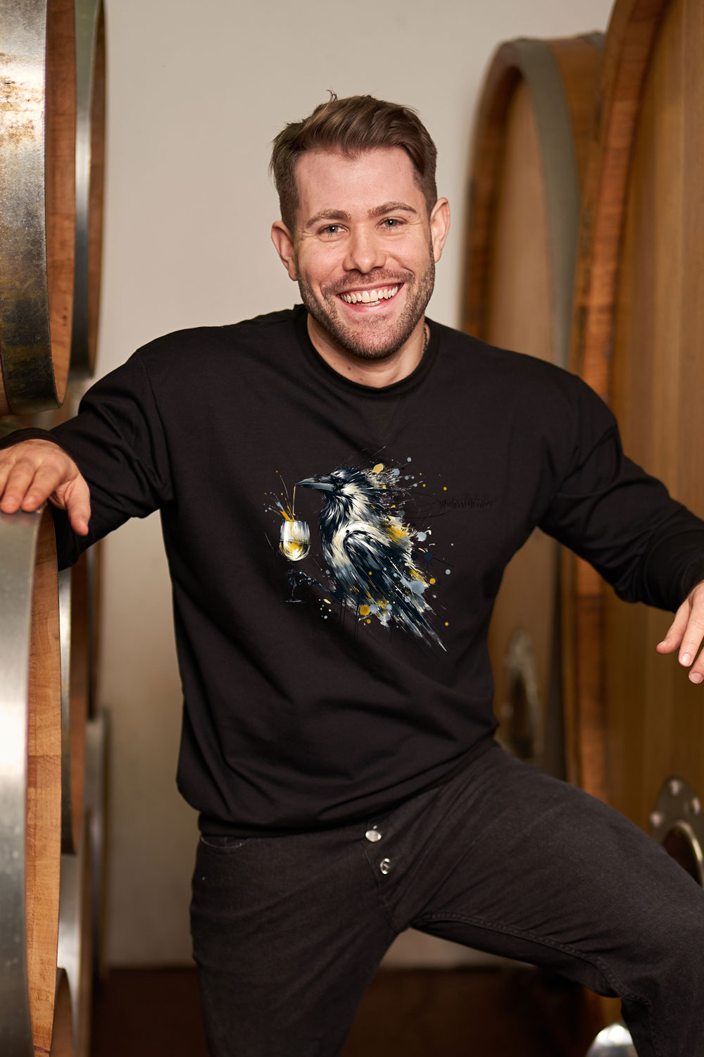 Pullover Wine Crow
