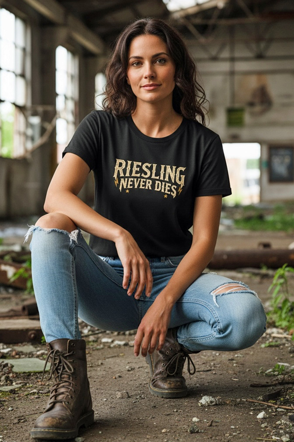T-Shirt Riesling Never Dies